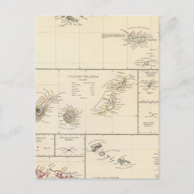 Postal Islas del Atlántico (Anverso)