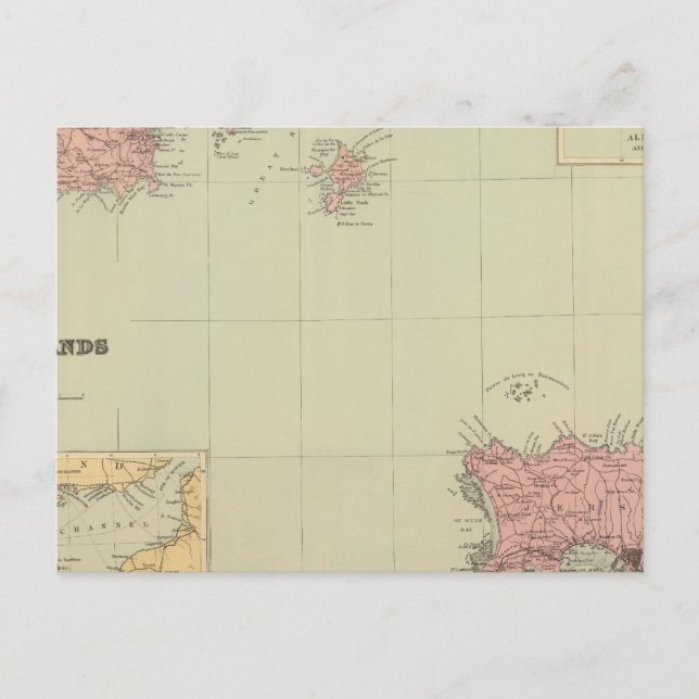 Postal Islas del Canal 2 (Anverso)