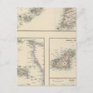 Postal Islas del Canal, Islas Cilly e Isla de Man