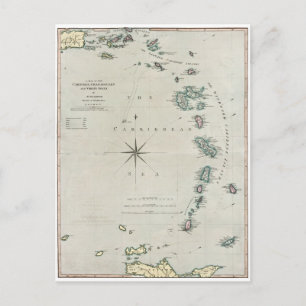 Postal Islas del Caribe 1789