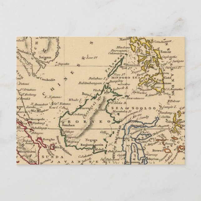 Postal Islas del Este de India (Anverso)