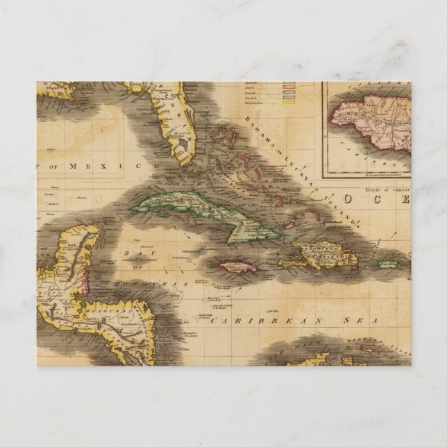 Postal Islas del oeste de India (Anverso)