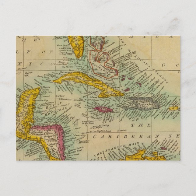 Postal Islas del oeste de India (Anverso)