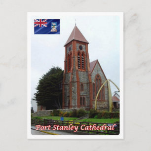 Postal Islas Falkland - Catedral de Port Stanley -