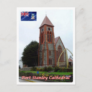 Postal Islas Falkland - Catedral de Port Stanley -