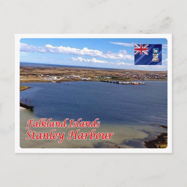 Postal Islas Falkland - Stanley. (Anverso)