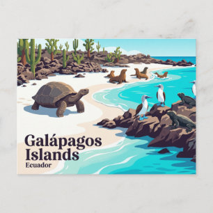 Postal Islas Galápagos Ecuador