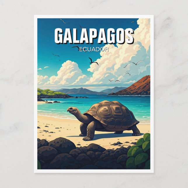 Postal Islas Galápagos Ecuador (Anverso)