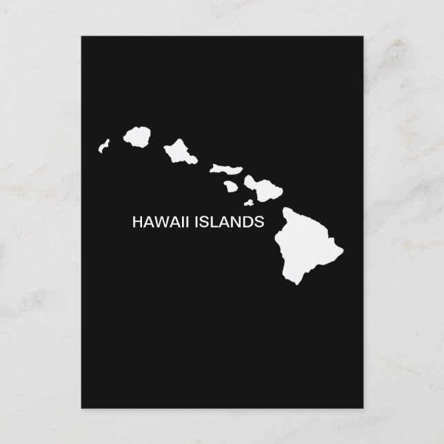 Postal Islas Hawái 8 (Anverso)