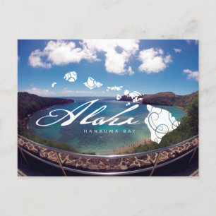 Postal Islas Hawai de la Bahía de Aloha Hanauma