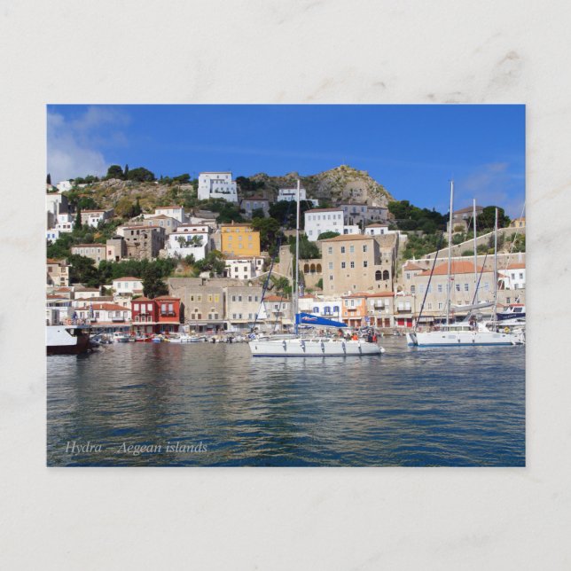 Postal Islas Hydra - Egeo (Anverso)