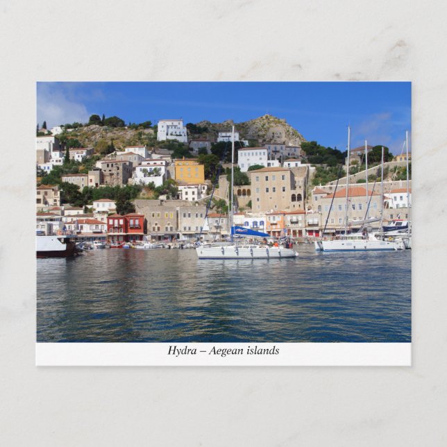 Postal Islas Hydra - Egeo (Anverso)