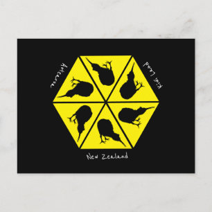 Postal Islas Kiwi Bird y Nueva Zelanda/ Islas Aotearoa (p