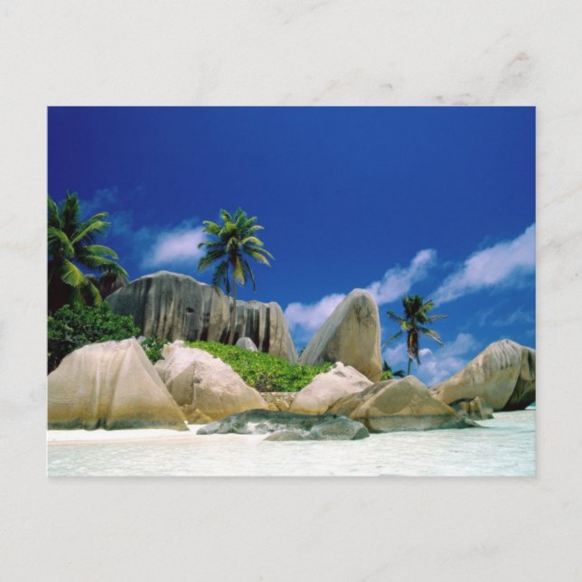 Postal Islas La Digue (Anverso)