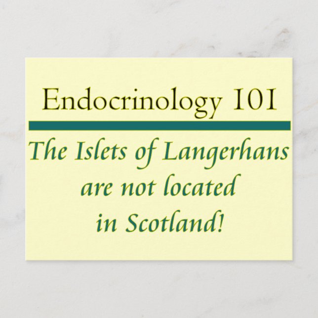 Postal Islas Langerhans (Anverso)