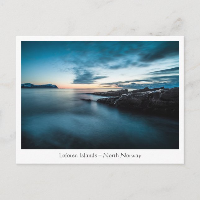 Postal Islas Lofoten de Noruega (Anverso)