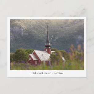 Postal Islas Lofoten Flakstad