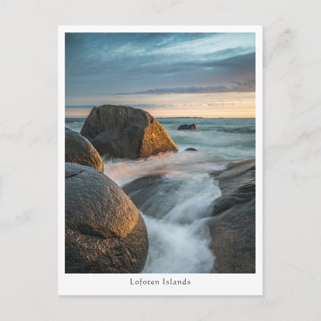 Postal Islas Lofoten Noruega (Anverso)