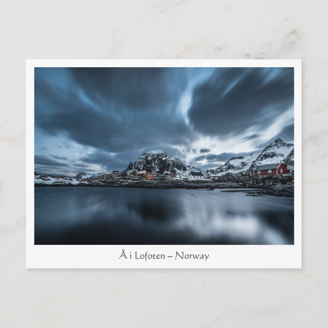 Postal Islas Lofoten Noruega (Anverso)