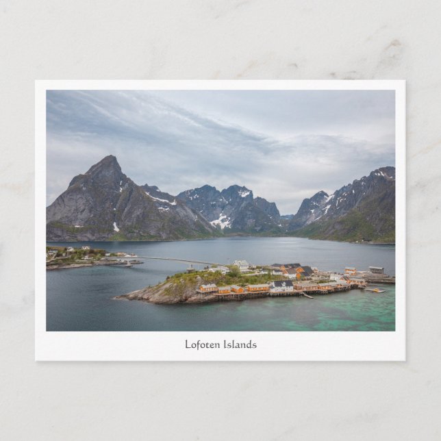Postal Islas Lofoten Noruega (Anverso)