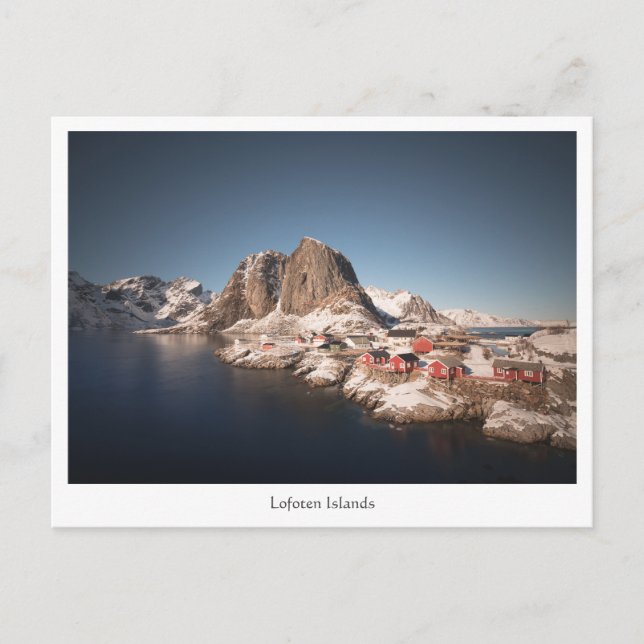 Postal Islas Lofoten Noruega (Anverso)