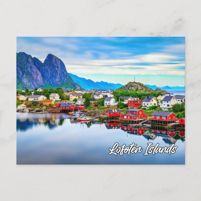 Postal Islas Lofoten, Noruega (Anverso)