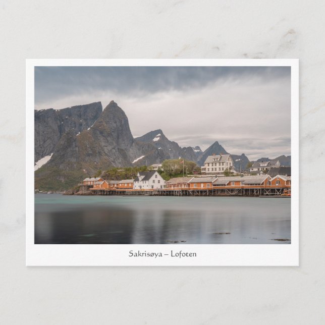 Postal Islas Lofoten Noruega (Anverso)