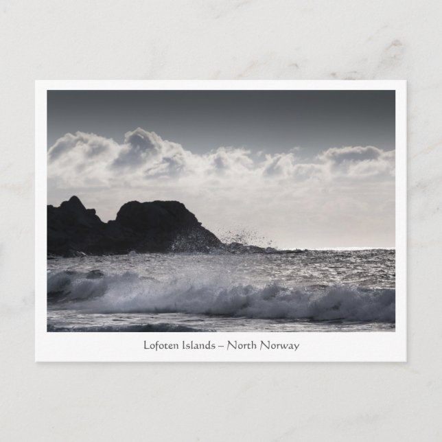 Postal Islas Lofoten Noruega (Anverso)