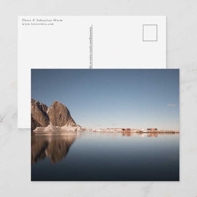 Postal Islas Lofoten Noruega (Anverso / Reverso)