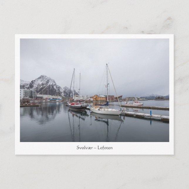 Postal Islas Lofoten Svolvaer (Anverso)