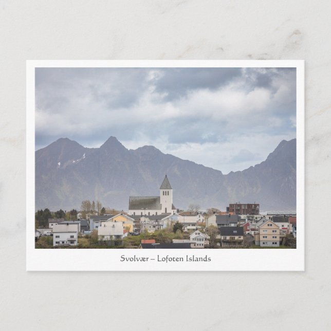 Postal Islas Lofoten Svolvaer (Anverso)