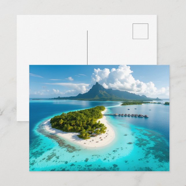 Postal Islas Maldivas (Anverso / Reverso)