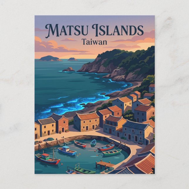 Postal Islas Matsu Taiwán (Anverso)