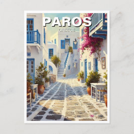 Postal Islas Paros Grecia Turística