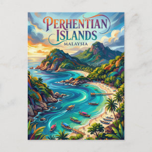 Postal Islas Perhentian Malasia