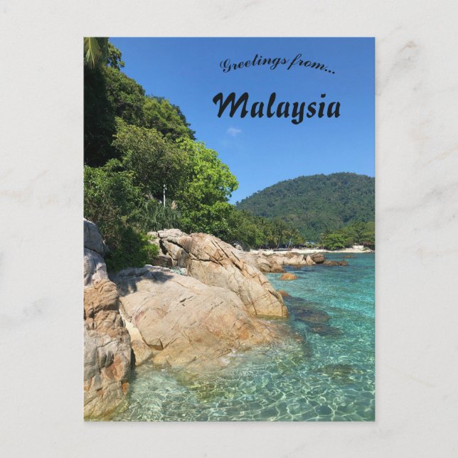 Postal Islas Perhentian Terengganu Malasia (Anverso)