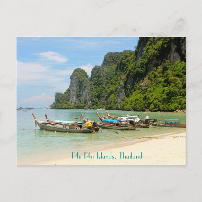 Postal Islas Phi Phi, Tailandia (Anverso)