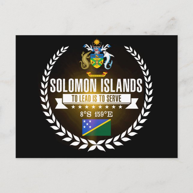 Postal Islas Salomón (Anverso)
