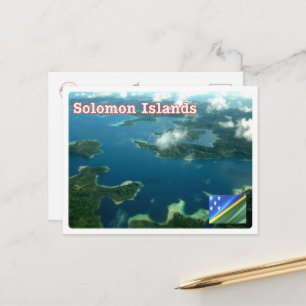 Postal Islas Salomón - Vista aérea -