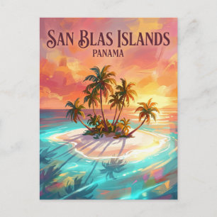 Postal Islas San Blas Panamá
