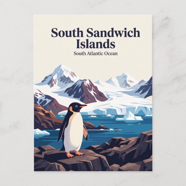 Postal Islas Sandwich del Sur (Anverso)