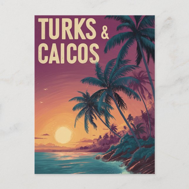 Postal Islas Turcas y Caicos (Anverso)
