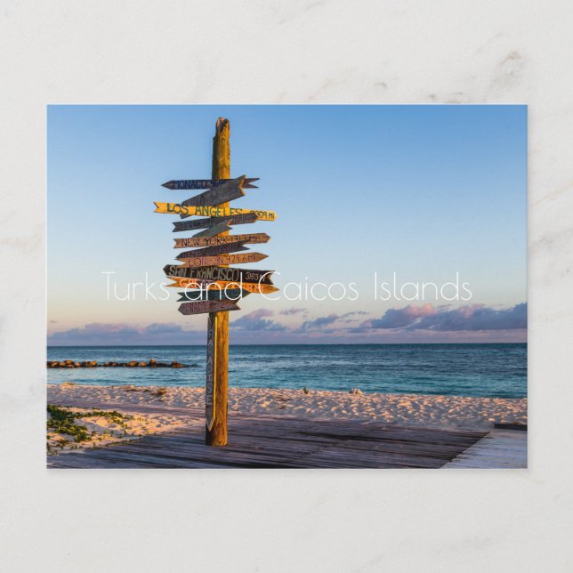 Postal Islas Turcas y Caicos (Anverso)