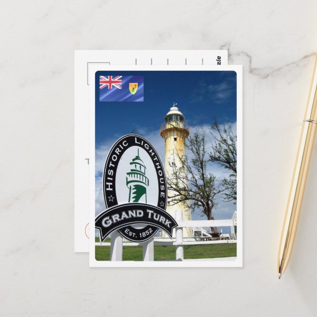 Postal Islas Turcas y Caicos - Gran Turca - (Anverso/Reverso In Situ)