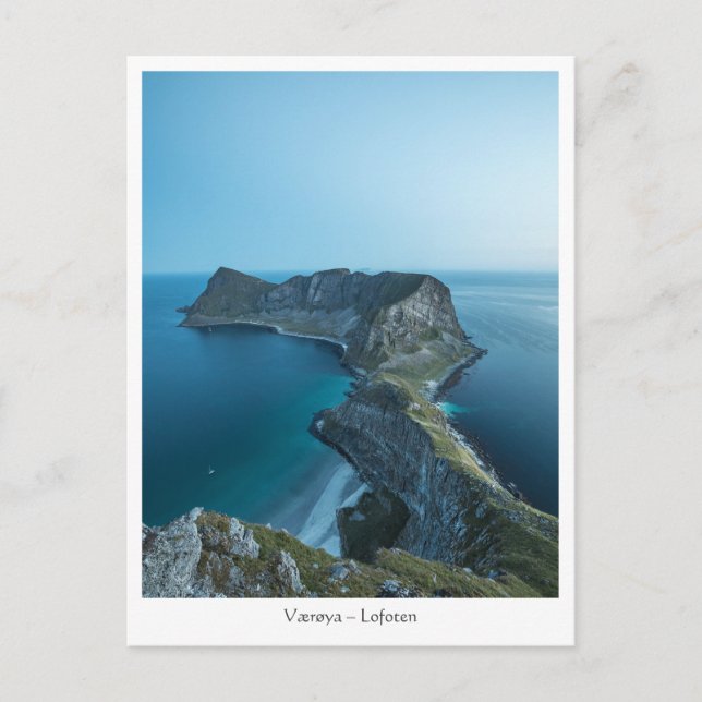 Postal Islas Vaeroya Lofoten (Anverso)
