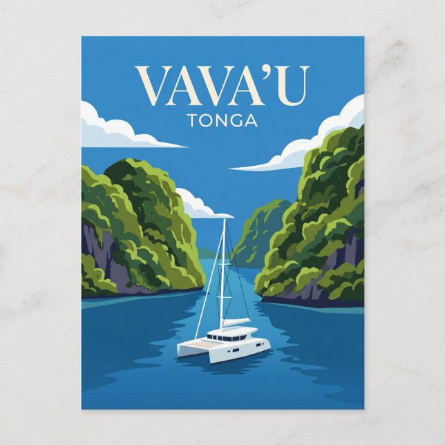 Postal Islas Vava'u Tonga (Anverso)