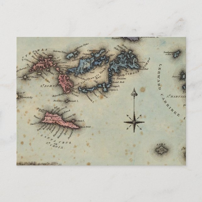 Postal Islas Vírgenes (Anverso)