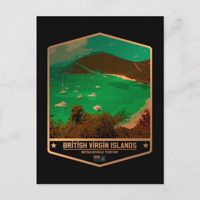 Postal Islas Vírgenes Británicas (Anverso)