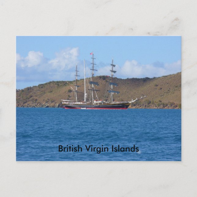 Postal Islas Vírgenes Británicas (Anverso)