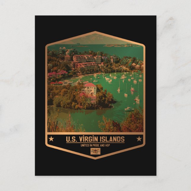 Postal Islas Vírgenes de Estados Unidos (Anverso)